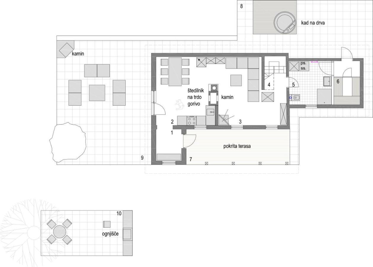 Pr' Maricki - House In Nature With Hot Tub & Sauna Vakantiehuis